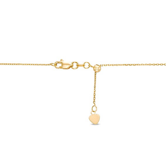 6.0mm Disc Dangle Station Curb Chain Choker Necklace in 14K Gold - 17" 6.0mm Disc Dangle Station Curb Chain Choker Necklace in 14K Gold - 17"