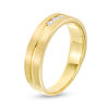 Thumbnail Image 3 of 1/5 CT. T.W. Diamond Three Stone Wedding Band in 10K Gold