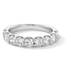 Thumbnail Image 1 of 1-1/2 CT. T.W. Certified Diamond Nine Stone Band in 14K White Gold (I/SI2)