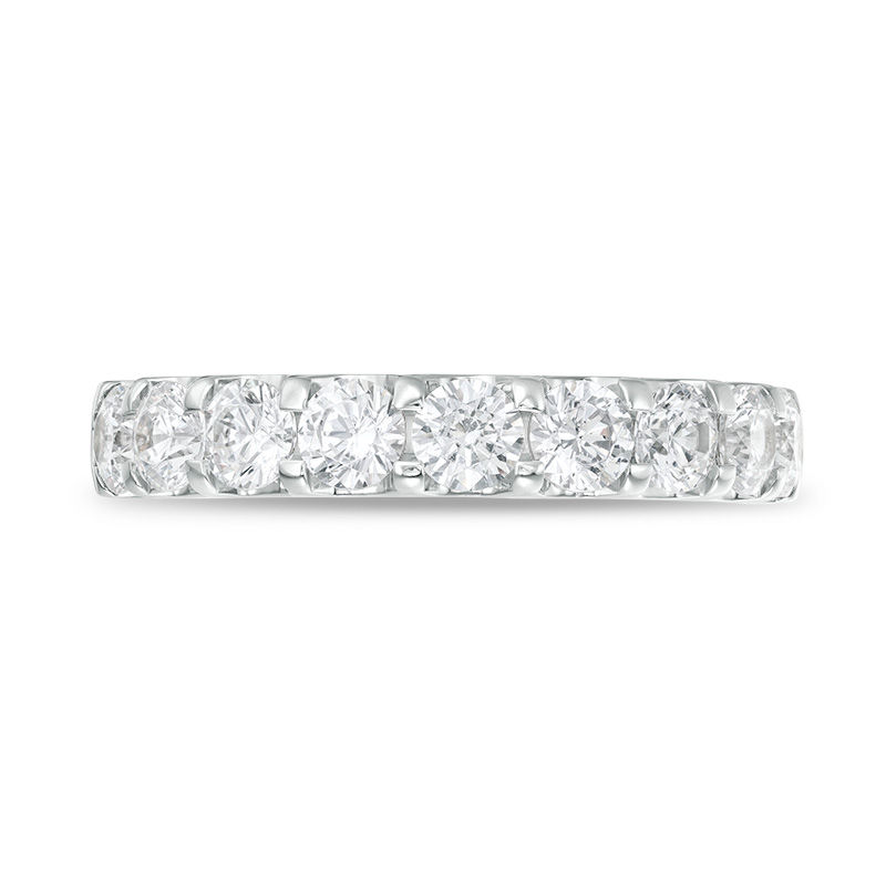 1-1/2 CT. T.W. Certified Diamond Nine Stone Band in 14K White Gold (I/SI2)