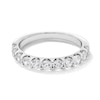 Thumbnail Image 1 of 1 CT. T.W. Certified Diamond Band in 14K White Gold (I/SI2)