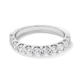 1 CT. T.W. Certified Diamond Band in 14K White Gold (I/SI2)