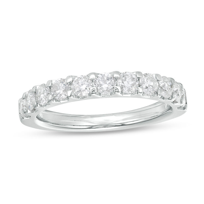 Main Image 1 of 1 CT. T.W. Certified Diamond Band in 14K White Gold (I/SI2)