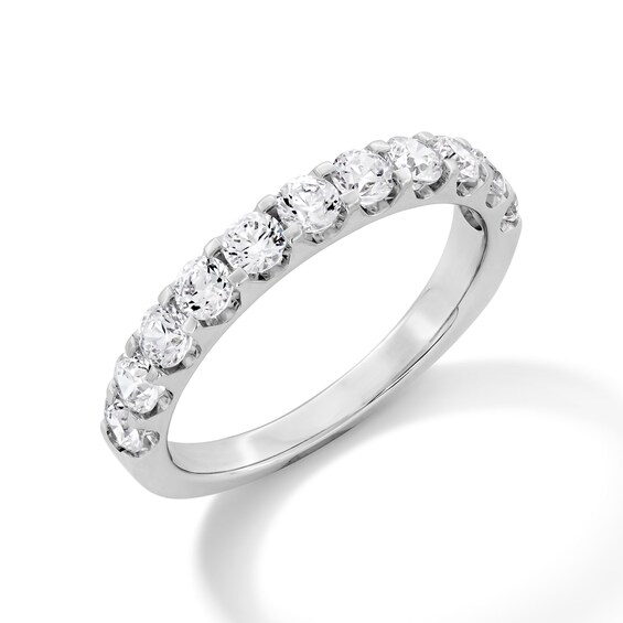 1 CT. T.w. Certified Diamond Band in 14K White Gold (I/Si2)