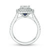 Thumbnail Image 2 of Vera Wang Love Collection 1-3/4 CT. T.W. Certified Princess-Cut Diamond Frame Engagement Ring in 14K White Gold (I/SI2)