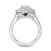 Thumbnail Image 2 of Vera Wang Love Collection 1-5/8 CT. T.W. Diamond Hexagon Double Frame Engagement Ring in 14K White Gold