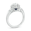 Thumbnail Image 2 of Vera Wang Love Collection 1 CT. T.W. Diamond Hexagon Frame Engagement Ring in 14K White Gold