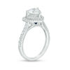 Thumbnail Image 1 of Vera Wang Love Collection 1-1/2 CT. T.W. Certified Heart-Shaped Diamond Frame Engagement Ring in 14K White Gold (I/SI2)
