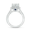 Thumbnail Image 2 of Vera Wang Love Collection 1-1/2 CT. T.W. Certified Heart-Shaped Diamond Frame Engagement Ring in 14K White Gold (I/SI2)