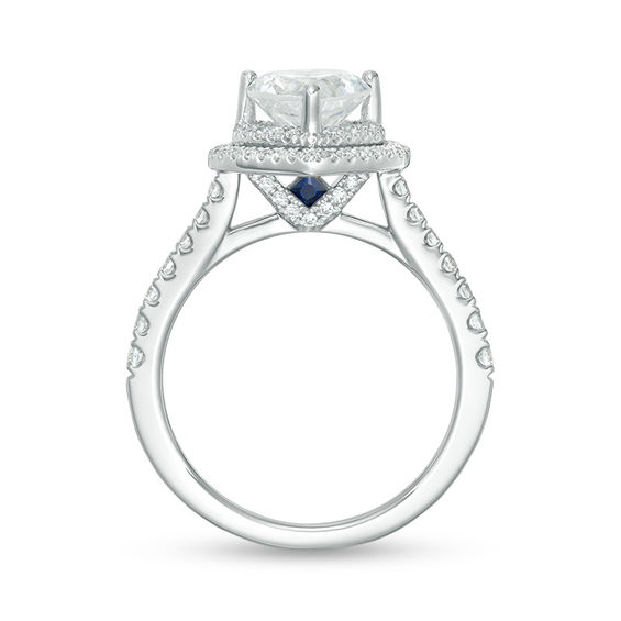 Vera Wang Love Collection 1-1/2 CT. T.W. Certified Heart-Shaped Diamond ...
