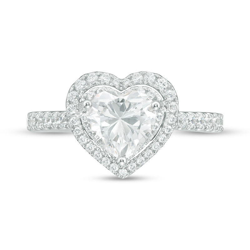 2.32 Carat Heart Shaped Natural Diamond Engagement Ring – Happy