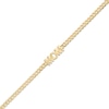 Thumbnail Image 1 of "MOM" Curb Chain Bracelet in 14K Gold - 7.25"