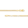 Thumbnail Image 3 of "MOM" Curb Chain Bracelet in 14K Gold - 7.25"