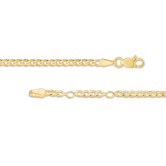 Mom Curb Chain Bracelet in 14K Gold - 7.25"