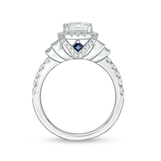 Vera Wang Love Collection 2-3/4 CT. T.W. Certified Emerald-Cut Diamond ...