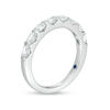 Vera Wang Love Collection 3/4 CT. T.W. Certified Emerald-Cut Diamond Band in 14K White Gold (I/SI2)