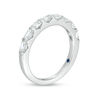 Thumbnail Image 2 of Vera Wang Love Collection 3/4 CT. T.W. Certified Emerald-Cut Diamond Band in 14K White Gold (I/SI2)