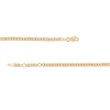Thumbnail Image 3 of Sideways Cross Curb Chain Bracelet in 14K Gold - 7.25"
