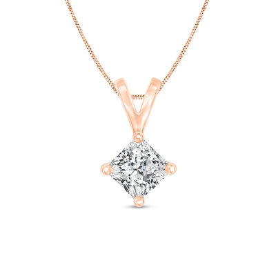 1/4 CT. Certified Princess-Cut Diamond 