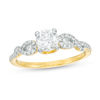 Thumbnail Image 1 of 7/8 CT. T.W. Diamond Loop-Sides Engagement Ring in 10K Gold