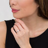 Thumbnail Image 2 of 7/8 CT. T.W. Diamond Loop-Sides Engagement Ring in 10K Rose Gold
