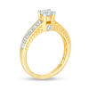 Thumbnail Image 2 of 5/8 CT. T.W. Diamond Art Deco Engagement Ring in 10K Gold