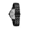 Thumbnail Image 2 of Ladies' Caravelle by Bulova Crystal Accent Black IP Watch with Black Dial (Model: 45L181)