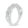 Thumbnail Image 2 of 1/15 CT. T.W. Diamond Braid Vintage-Style Ring in 10K White Gold