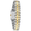 Thumbnail Image 2 of Ladies' Bulova Futuro Quadra Diamond Accent Two-Tone Watch with Rectangular Blue Dial (Model: 98P177)