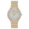 Thumbnail Image 0 of Men's Bulova Phantom Crystal Accent Gold-Tone Watch with Gold-Tone Dial (Model: 98A229)