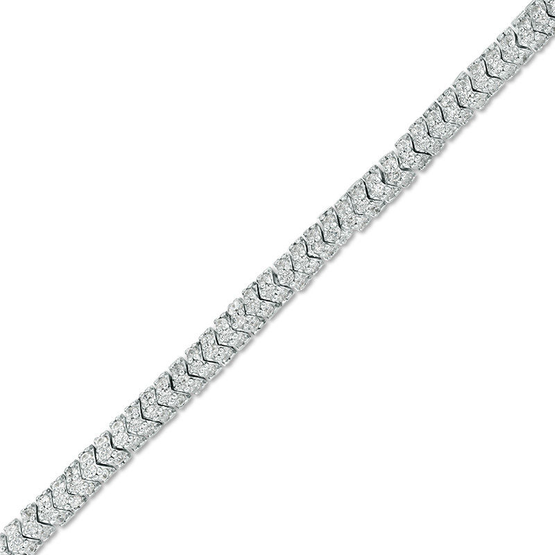 Main Image 1 of 2 CT. T.W. Diamond Tennis Bracelet in 10K White Gold