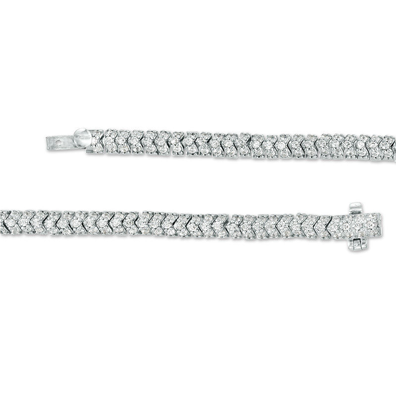 Main Image 3 of 2 CT. T.W. Diamond Tennis Bracelet in 10K White Gold