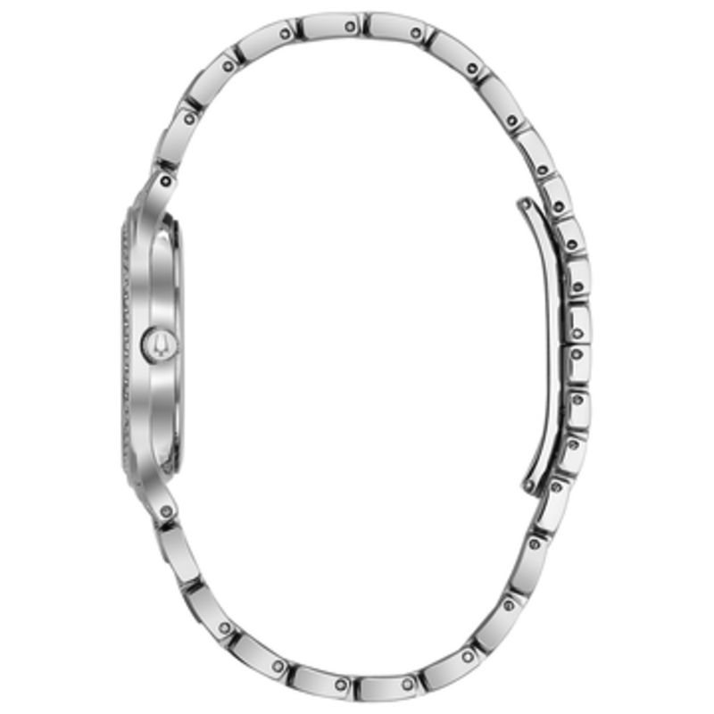 Main Image 3 of Ladies' Bulova Phantom Crystal Accent Watch with Black Dial (Model: 96L273)
