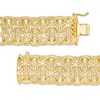 Thumbnail Image 3 of Made in Italy 16.5mm Byzantine Chain Bracelet in 14K Gold - 7.5"