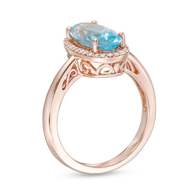 Jewelryonclick Oval Shape Blue Topaz CZ Gold Plated Engagement Rings Her in Size 4,5,6,7,8,9,10,11,12 Jewelryonclick Oval Shape Blue Topaz CZ Gold Plated Engagement Rings Her in Size 4,5,6,7,8,9,10,11,12