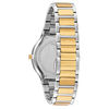 Thumbnail Image 1 of Men's Bulova Futuro Millenia Diamond Accent Two-Tone Watch with Blue Dial (Model: 98E117)