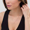 Thumbnail Image 2 of 1/5 CT. T.W. Diamond Aquarius Constellation Necklace in Sterling Silver
