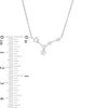 Thumbnail Image 2 of 1/5 CT. T.W. Diamond Cancer Constellation Necklace in Sterling Silver