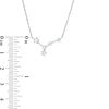Thumbnail Image 3 of 1/5 CT. T.W. Diamond Cancer Constellation Necklace in Sterling Silver
