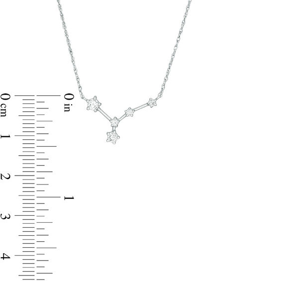 1/5 CT. T.w. Diamond Cancer Constellation Necklace in Sterling Silver