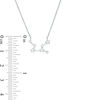 Thumbnail Image 3 of 1/5 CT. T.W. Diamond Virgo Constellation Necklace in Sterling Silver