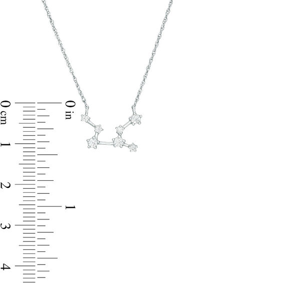 1/5 CT. T.w. Diamond Virgo Constellation Necklace in Sterling Silver