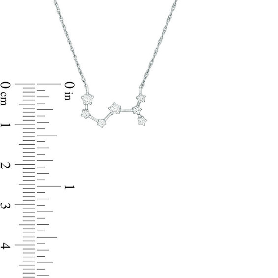 1/5 CT. T.w. Diamond Scorpio Constellation Necklace in Sterling Silver