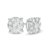 Thumbnail Image 1 of 1/2 CT. T.W. Multi-Diamond Frame Stud Earrings in 10K White Gold