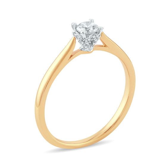 1/3 CT. T.w. Diamond Solitaire Engagement Ring in 10K Gold