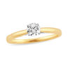 Thumbnail Image 0 of 1/2 CT. T.W. Diamond Solitaire Engagement Ring in 10K Gold