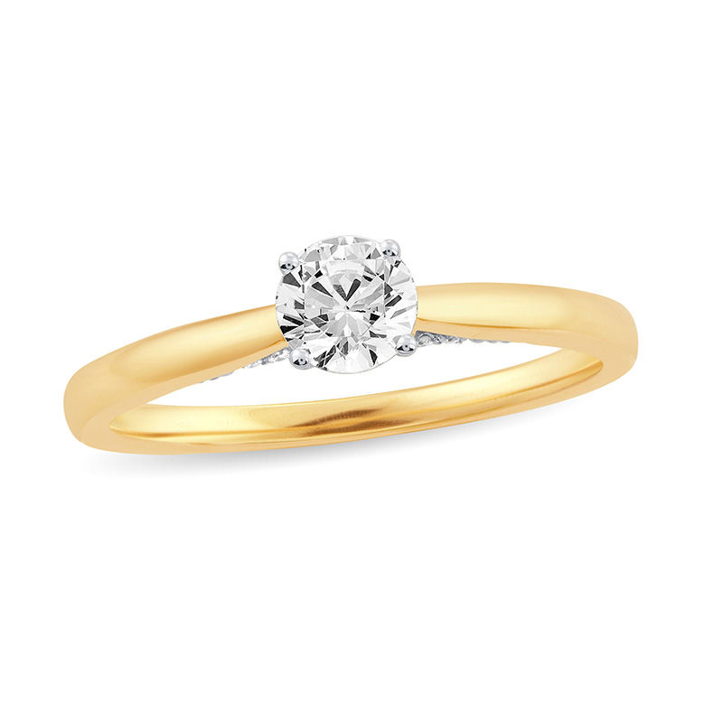 1/2 CT. T.W. Diamond Solitaire Engagement Ring in 10K Gold