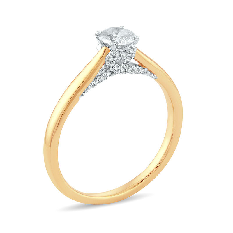 1/2 CT. T.W. Diamond Solitaire Engagement Ring in 10K Gold