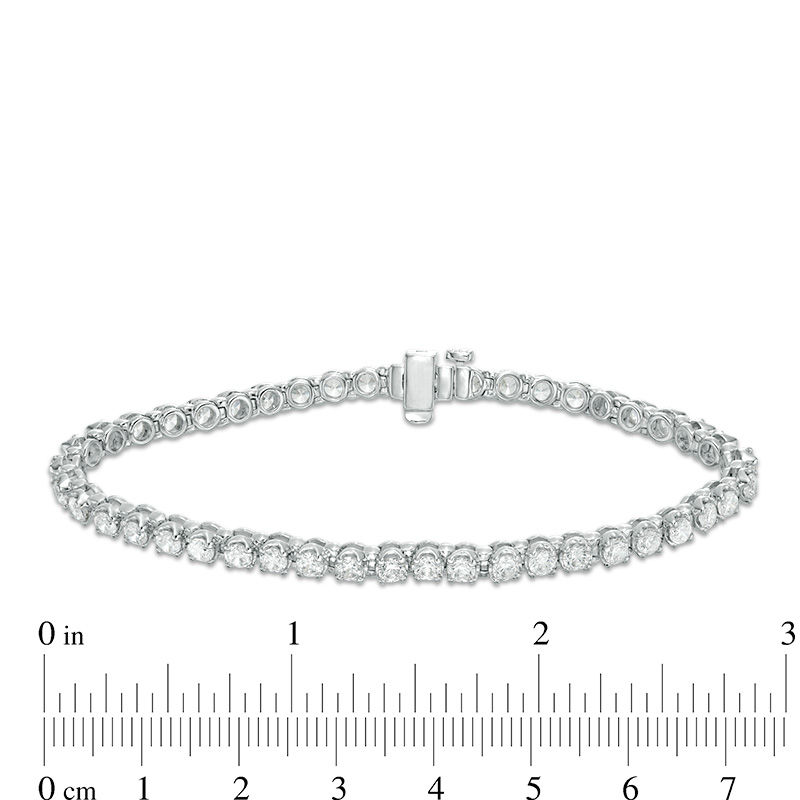 18K White Gold Diamond Tennis Bracelet (10 ct. tw.)