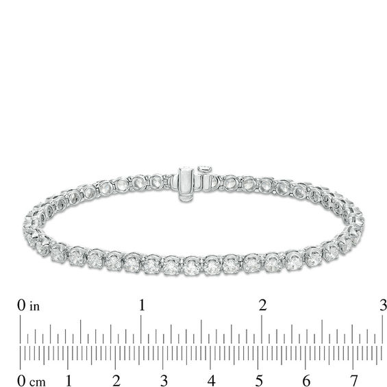 6 CT. T.w. Diamond Tennis Bracelet in 10K White Gold